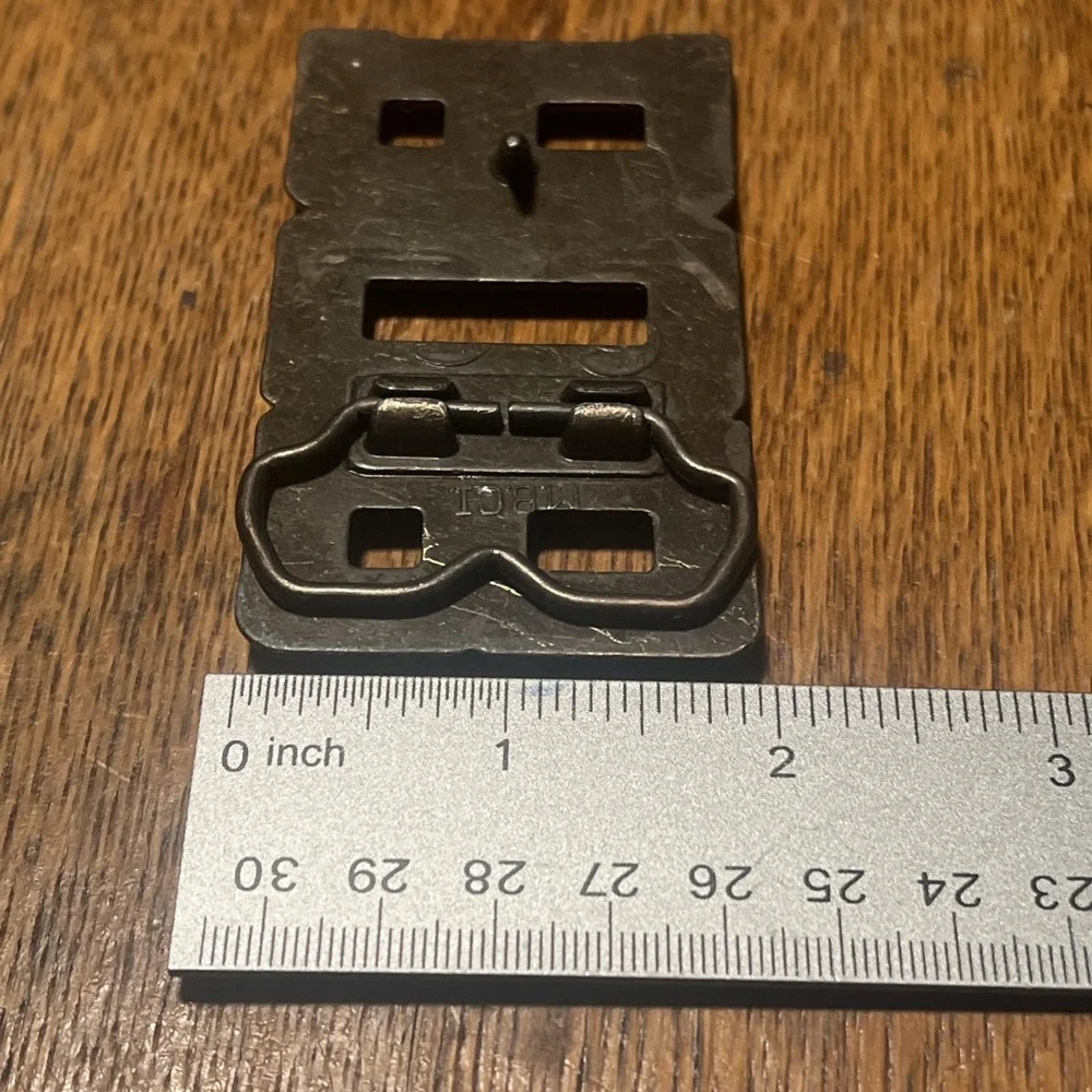 Vintage M.B.C.I. Solid Brass Name Belt Buckle – USA Cast Brass –BOB – 1970s